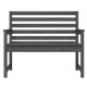 Sonata H Градинска пейка сива 109x48x91,5 см борово дърво масив