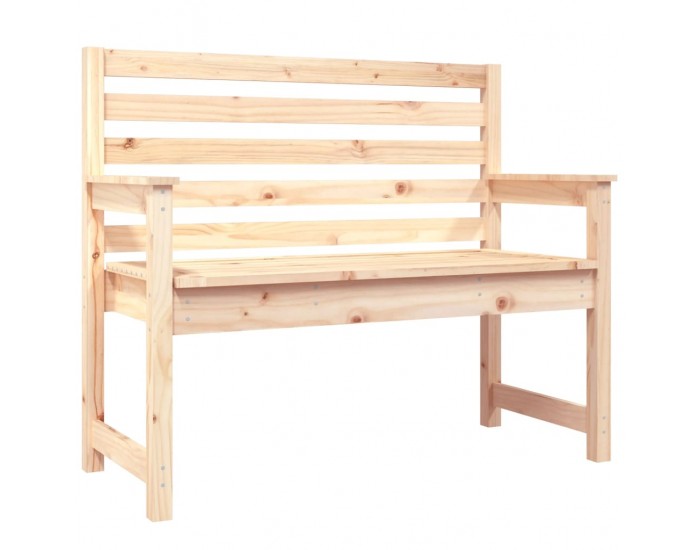 Sonata H Градинска пейка, 109x48x91,5 см, борово дърво масив