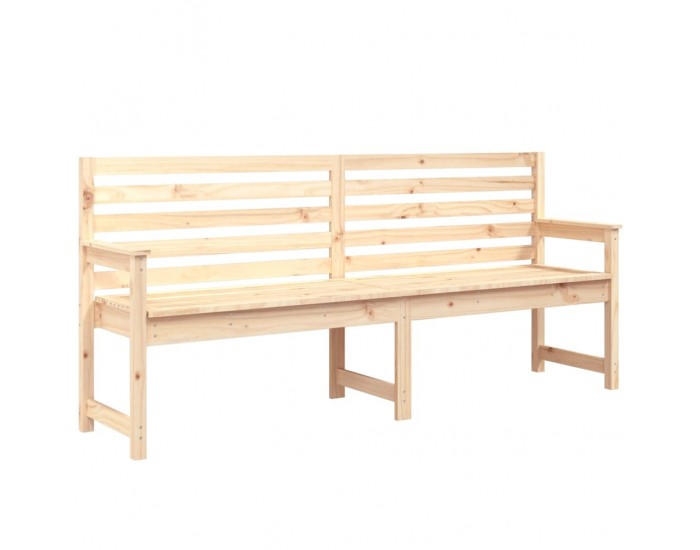 Sonata H Градинска пейка, 203,5x48x91,5 см, борово дърво масив