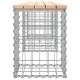 Sonata H Градинска пейка габионен дизайн 203x31x42 см борово дърво масив