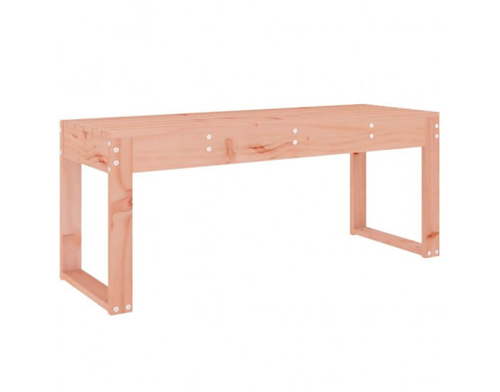 Sonata H Градинска пейка 110x38x45 см масивна дугласка дървесина