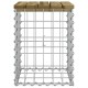 Sonata Bancă grădină, design gabion, 33x31x42 cm, lemn pin impregnat