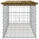 Sonata Bancă grădină, design gabion, 103x44x42 cm, lemn pin impregnat