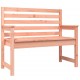 Sonata H Градинска пейка 109x48x91,5 см масивна дугласка дървесина