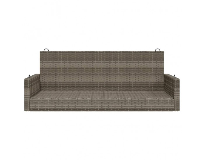 Sonata H Пейка люлка, сива, 119x56x48 см, полиратан