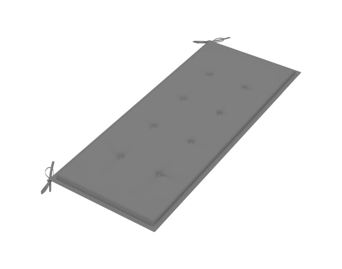 Sonata Bancă de grădină pliabilă cu pernă, 118 cm, bambus