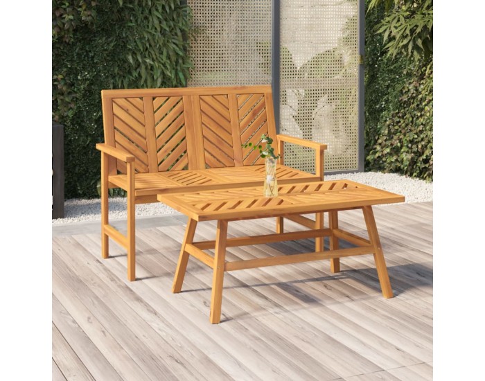 Sonata Bancă de grădină, 109 cm, lemn masiv de acacia