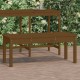 Sonata H Градинска пейка, меденокафява, 109x44x45 см, борово дърво масив