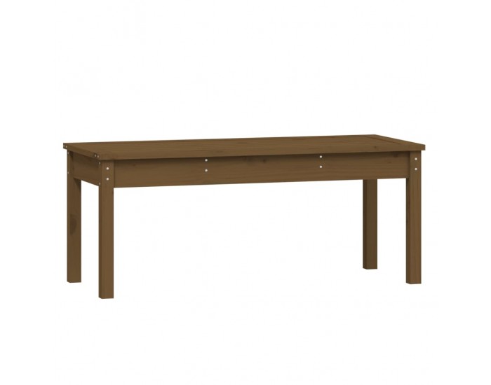 Sonata H Градинска пейка, меденокафява, 109x44x45 см, борово дърво масив