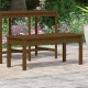 Sonata H Градинска пейка, меденокафява, 109x44x45 см, борово дърво масив