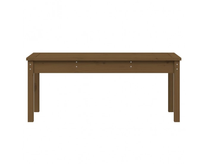 Sonata H Градинска пейка, меденокафява, 109x44x45 см, борово дърво масив