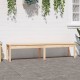 Sonata H 2-местна градинска пейка, 203,5x44x45 см, бор масив