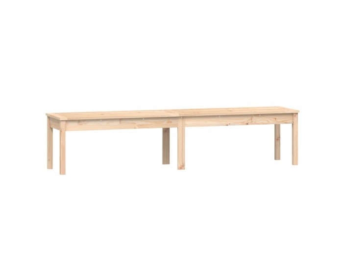 Sonata H 2-местна градинска пейка, 203,5x44x45 см, бор масив