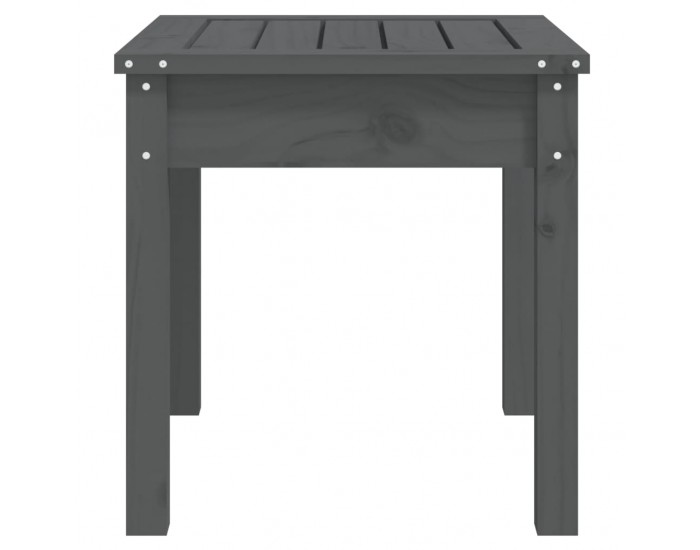 Sonata H Градинска пейка сива 50x44x45 см борово дърво масив