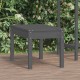 Sonata H Градинска пейка сива 80x44x45 см борово дърво масив