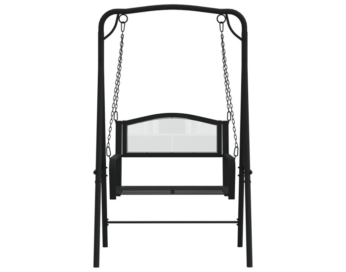 Sonata Bancă balansoar, negru, 124 cm, oțel