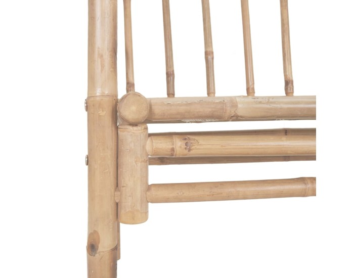 Sonata Bancă de grădină cu pergolă, 116 cm, bambus