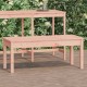 Sonata H Градинска пейка 109x44x45 см масивна дугласка дървесина