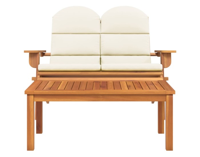 Sonata Set mobilier de grădină Adirondack, 2 piese, lemn masiv acacia