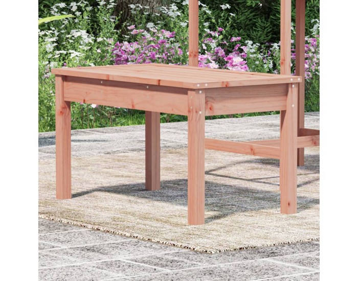 Sonata H Градинска пейка 80x44x45 см масивна дугласка дървесина