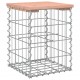 Sonata H Градинска пейка дизайн габион 33x31x42 см дугласко дърво масив