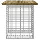 Sonata H Градинска пейка с габионен дизайн 100x70x72 см импрегниран бор