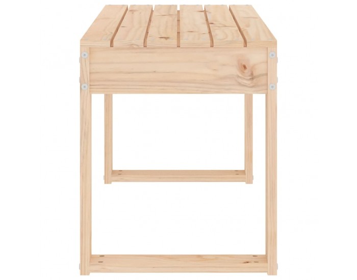 Sonata H Градинска пейка, 80x38x45 см, борово дърво масив