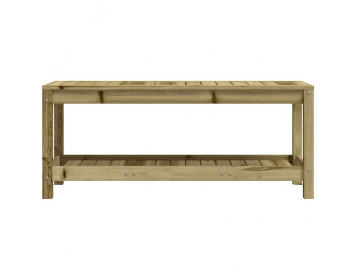 Sonata H Градинска пейка габионен дизайн 108x35x45 см импрегниран бор