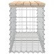 Sonata Bancă de grădină, design gabion, 103x31,5x42 cm, lemn masiv pin