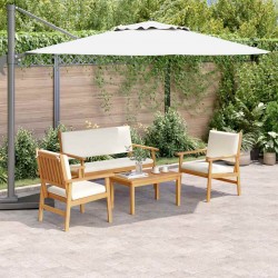 Sonata H Градински Софа Комплект 4 pcs Кафяво 75 x 45 x 38см - Canapele și bănci de grădină