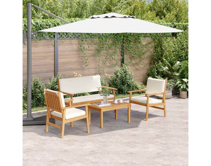 Sonata H Градински Софа Комплект 4 pcs Кафяво 75 x 45 x 38см