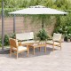 Sonata H Градински Софа Комплект 4 pcs Кафяво 75 x 45 x 38см