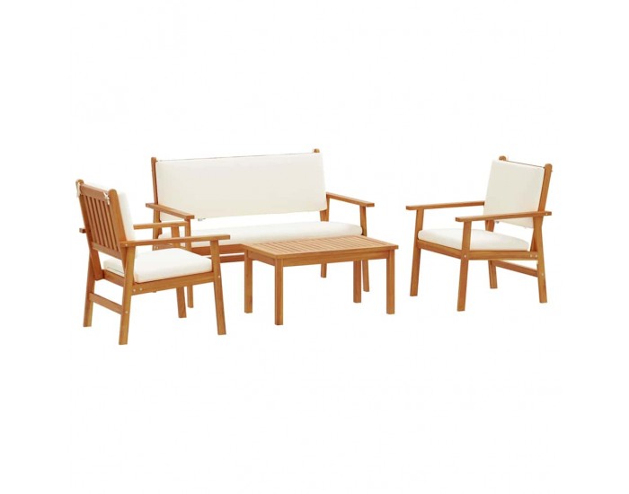 Sonata H Градински Софа Комплект 4 pcs Кафяво 75 x 45 x 38см