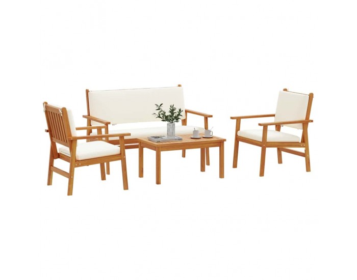 Sonata H Градински Софа Комплект 4 pcs Кафяво 75 x 45 x 38см