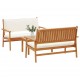 Sonata H Градински Софа Комплект 3 pcs Кафяво 75 x 45 x 38см