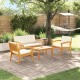 Sonata H Бистро комплект 4 pcs Кафяво 75 x 45 x 38см