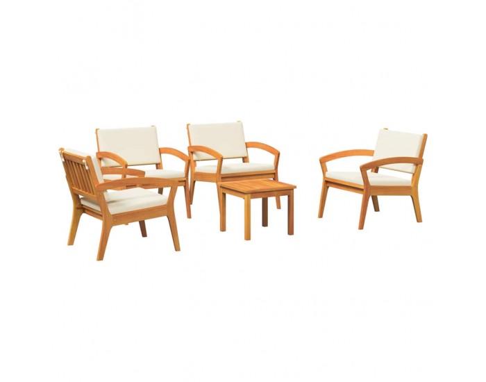 Sonata H Бистро комплект 5 pcs Кафяво 45 x 45 x 38см