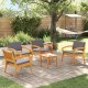 Sonata H Бистро комплект 5 pcs Кафяво 45 x 45 x 38см