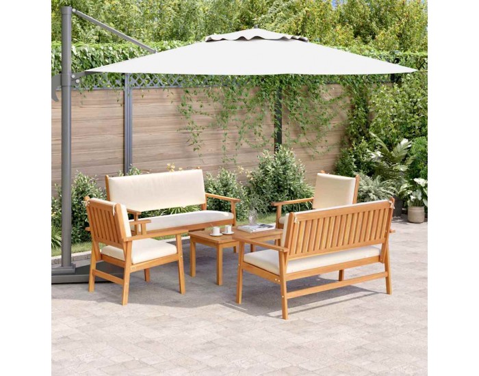 Sonata H Градински Софа Комплект 5 pcs Кафяво 75 x 45 x 38см