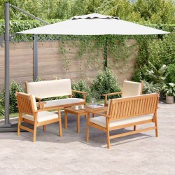 Sonata H Градински Софа Комплект 5 pcs Кафяво 75 x 45 x 38см - Canapele și bănci de grădină