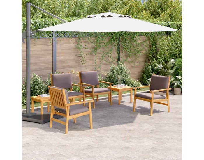 Sonata H Градински Софа Комплект 6 pcs Кафяво 45 x 45 x 38см
