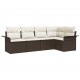 Sonata H Градински Софа Комплект 5 pcs 242.5 x 132.5 x 85 см Полиратан