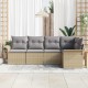 Sonata H Градински Софа Комплект 5 pcs 242.5 x 132.5 x 85 см Полиратан
