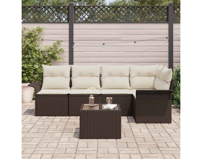 Sonata H Градински Софа Комплект 6 pcs 242.5 x 132.5 x 85 см Полиратан
