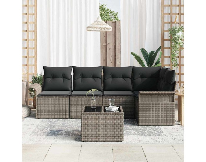 Sonata H Градински Софа Комплект 6 pcs 242.5 x 132.5 x 85 см Полиратан