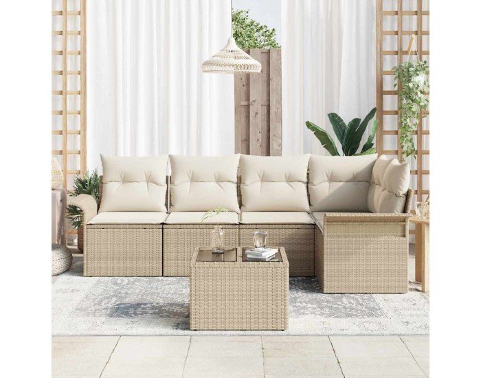 Sonata H Градински Софа Комплект 6 pcs 242.5 x 132.5 x 85 см Полиратан