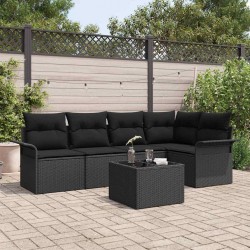 Sonata H Градински Софа Комплект 6 pcs 242.5 x 132.5 x 85 см Полиратан - Canapele și bănci de grădină