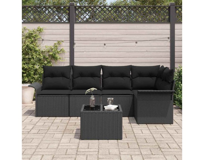 Sonata H Градински Софа Комплект 6 pcs 242.5 x 132.5 x 85 см Полиратан