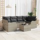 Sonata Set de canapele pentru grădină Gri deschis 55 x 55 x 37 cm
