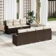 Sonata H Градински Софа Комплект 8 pcs Кафяво 55 x 55 x 37 см Полиратан